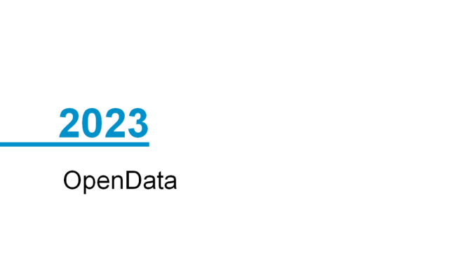 Jahr 2023; OpenData
